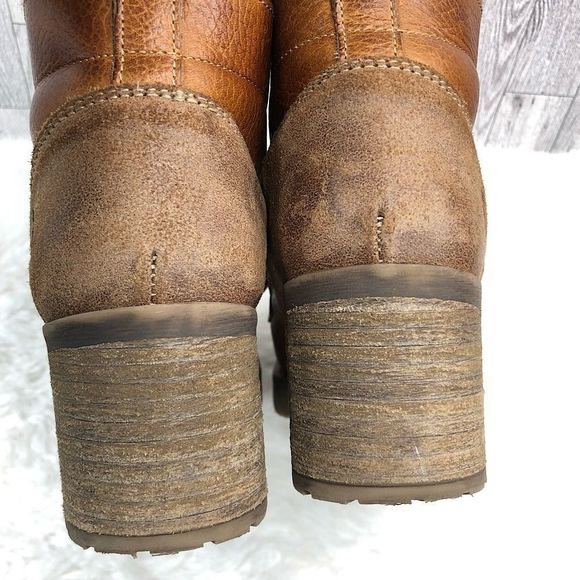 Bullboxer Block Heel Bella Bootie in Cognac sz 10 - Picture 9 of 14